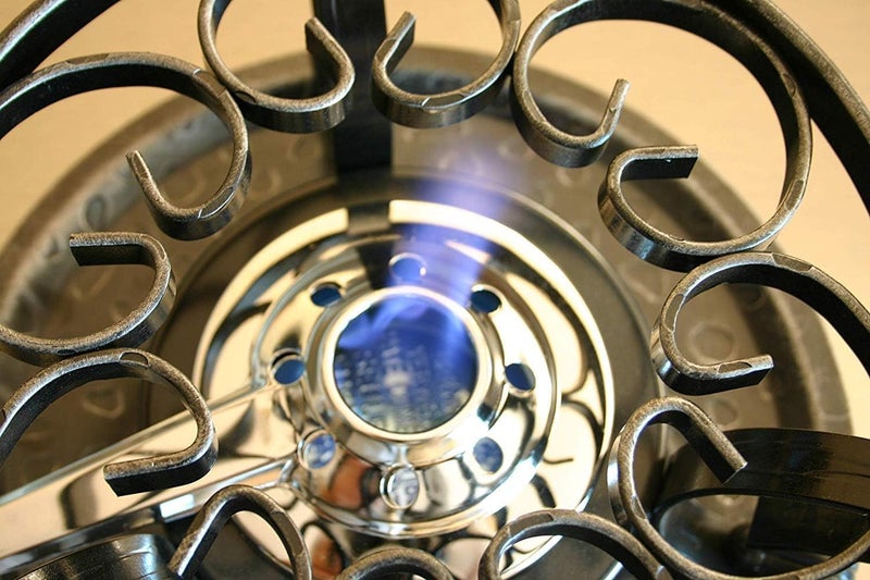 Swissmar Fondue Burner with Gel Fuel Can and Flame Adjuster - Image 4